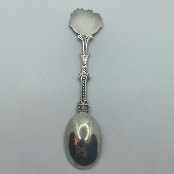 Vtg Klondike City Silver Plate Souvenir Spoon 4.3” - Picture 2 of 4